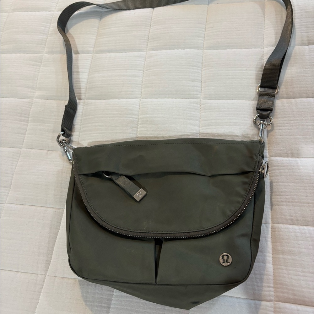 Lululemon Athletica Olive Crossbody Bag